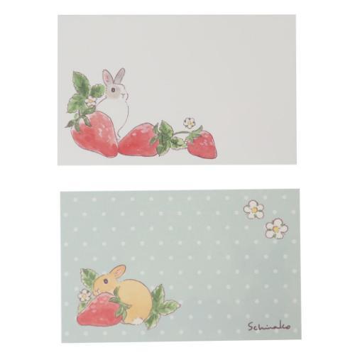 グリーティングカード 森山標子 ミニメッセージカード いちご ANC-109 ギフトカード