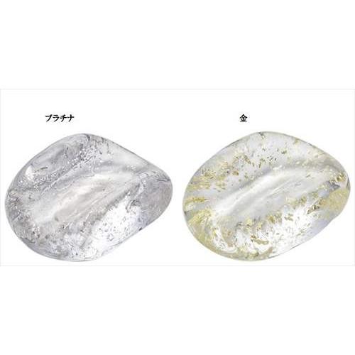 津軽びいどろ 箸置き ガラス箸置（5個セット） 金/プラチナ アデリア 2.8×2×1cm 日本製 ...