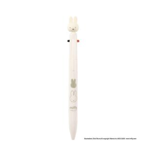 ミッフィー ボールペン miffy フェイスシリーズ 3色ボールペン マスコット付き アイボリー ディックブルーナ BSS