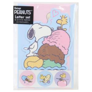 カミオジャパン PEANUTS スヌーピー レターセット キャララインレター