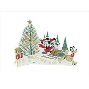 ディズニー Disney ミッキー＆ミニー クリスマスカード スタンディング立体カード キャラクター グッズ APJ Xmas 封筒付きクリスマス プ｜cinemacollection