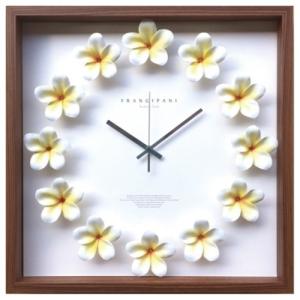 プルメリアクロック インテリア 掛け時計 Plumeria clock イエロー 美工社｜cinemacollection