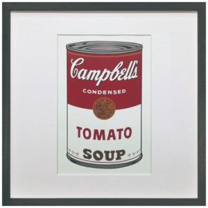 アートポスター アンディ ウォーホール Andy Warhol Campbell's Soup 額付き｜cinemacollection