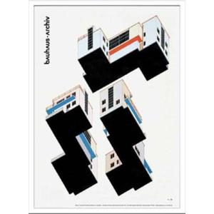 取寄品 Bauhaus バウハウス Weimar Ausstellung 1923 IBH70046 額付グラフィックアートポスター 送料無料｜cinemacollection