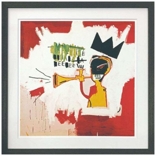 アートポスター ジャン-ミシェル・バスキア Jean-Michel Basquiat Trumpet...