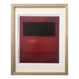 インテリアアート Mark Rothko マーク ロスコ Black over Reds IMR-62087｜cinemacollection