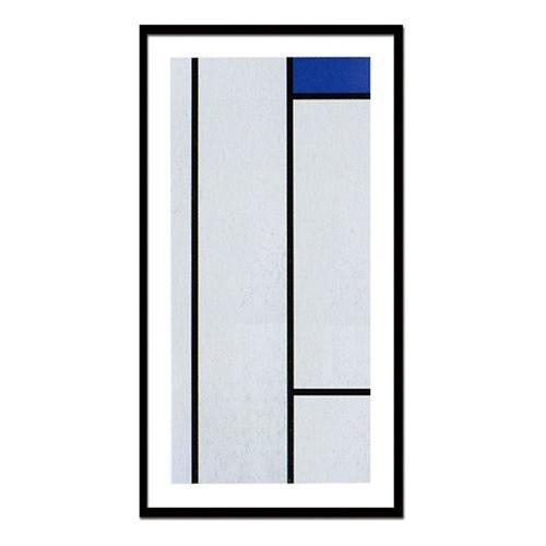 アートポスター ピエト モンドリアン Composition blanc bleu Silkscre...