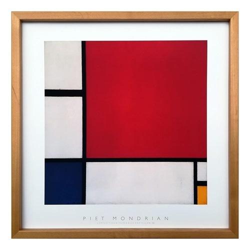 アートポスター ピエト モンドリアン Composition with Red Blue and Y...