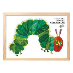 エリックカール 絵本作家 壁掛け用 アートフレーム アートポスター The Very Hungery Caterpillar Eric Carle｜cinemacollection