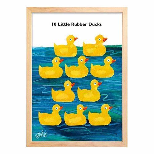 エリックカール アートポスター アートフレーム 10 Little Rubber Ducks Eri...