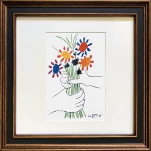 名画 Pablo Picasso Le Bouquet パブロ ピカソ 美工社 : 雑貨&アートの