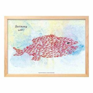 アートポスター レオ リオーニ アートフレーム Leo Lionni 美工社 Swimmy-Giant Fish