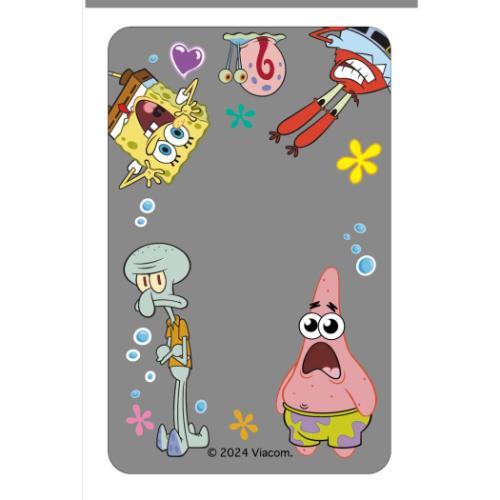 スポンジボブ キャラクター カード まじかる百貨店クリアカード 水中で仲間たち