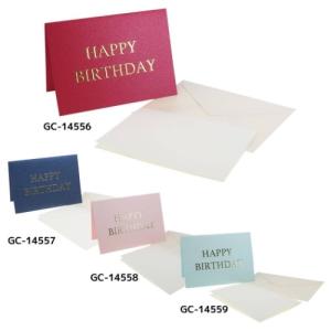 グリーティングカード HAPPY BIRTHDAY シンプル バースデーカード