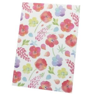 nami nami 女子向け かわいい おしゃれ ギフト 便箋 レターパッド アネモネとルピナス クローズピン