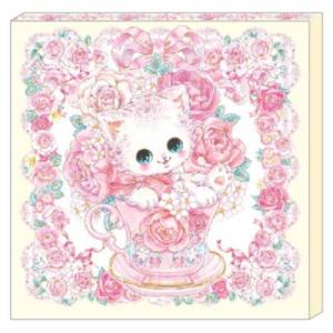 飴ノ森ふみか メモパッド メモ帳 ガーリーイラスト えんじぇるブルー