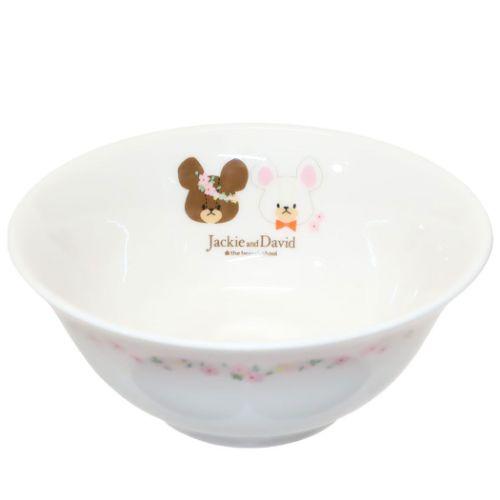 くまのがっこう どんぶり ミニラーメン丼 はなかんむり 金正陶器