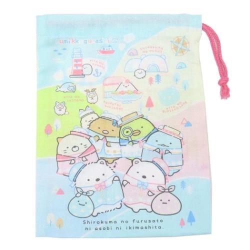 すみっコぐらし コップ巾着袋 コップ袋 しろくまのふるさと サンエックス