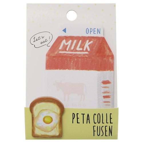 ミルク 付箋 ふせん PETA COLLE FUSEN クラックス 事務用品 文具【セール】 プレゼ...