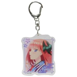 五等分の花嫁 グッズ アクリルキーホルダー コレクション雑貨 キーリング 二乃 横顔 プレゼント 男の子 女の子 ギフト バレンタイン｜cinemacollection