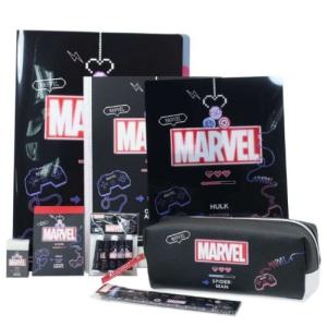 MARVEL 文房具セット クラックス まとめ買い 8点文具セット プレゼント マーベル 男の子 女の子 ギフト バレンタイン｜cinemacollection