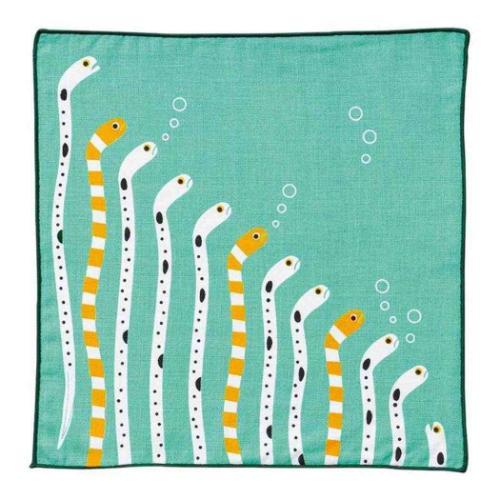 ハンカチ 水槽ハンカチ チンアナゴ デコレ