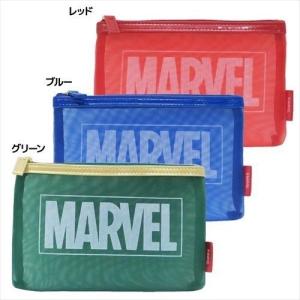 MARVEL 19×12×2cm マーベル 筆箱 フラットポーチ キャラクター グッズ デルフィーノ BOXロゴ【セール】 プレゼント バレンタイン｜cinemacollection