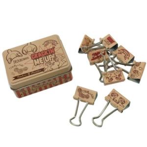 クリップ チップ＆デール 缶入り ダブルクリップ 8個セット