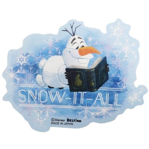 アナと雪の女王 2 ビッグ シール ダイカット ステッカー オラフ 本 ディズニー デルフィーノ か...
