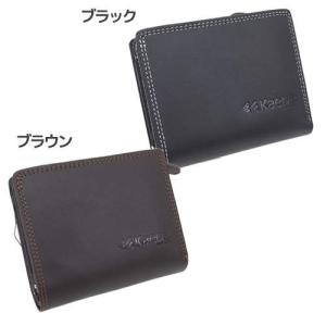 メンズ財布 Kaepa 2つ折りショートウォレット カッパ 11×9.5×3cm 紳士用 スポーツブランド グッズ プレゼント 男の子 バレンタイン｜cinemacollection