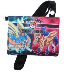 ポケットモンスター ポケモン グッズ クリップポーチ ショルダー付きおでかけウォレット ブラック サンアート
