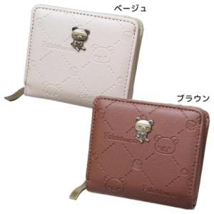 リラックマ キャラクター 二つ折り財布 ラウンド...の商品画像