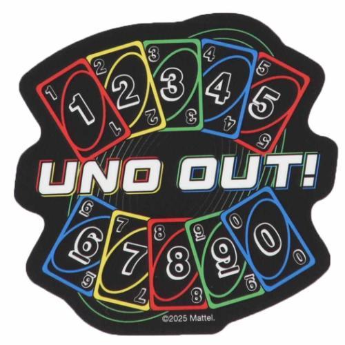 ダイカットシール UNO ウノ ダイカットステッカーミニ UNO OUT! 爆買