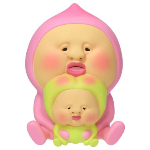 貯金箱 こびとづかん コインバンク ソフビタイムシリーズ カクレモモジリとスモモノウチ エンスカイ ...