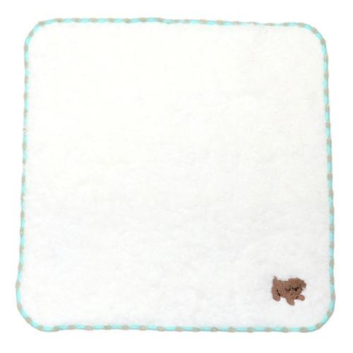 ミニタオル ココ ワンポイント刺繍タオル ナチュラル フレンズヒル