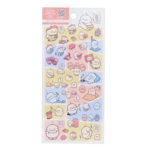 シールシート ぽころチャレンジ 透明シール クリエイターズサーカス デコレーション デコシール