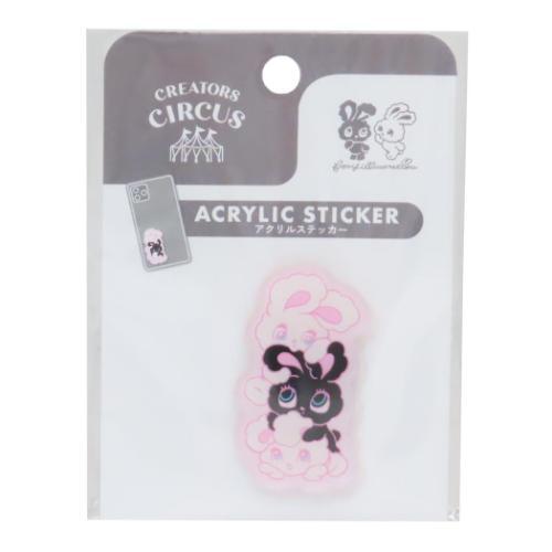 ダイカットシール foxy illustrations アクリルステッカー クリエイターズサーカス ...