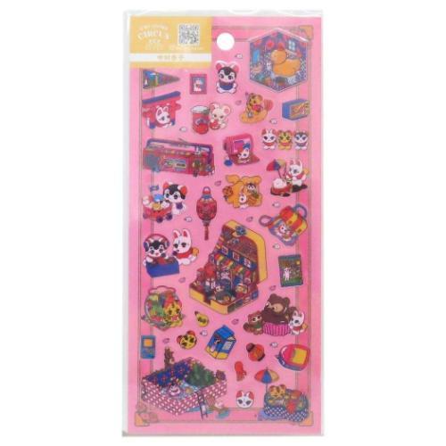 シールシート 中村杏子 透明シール クリエイターズサーカス デコレーション デコシール