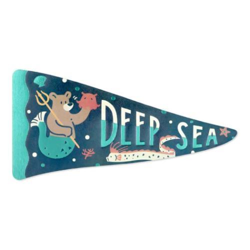 ステッカー ROKKAKUxオビワン ダイカットシール フタバ DEEP SEA