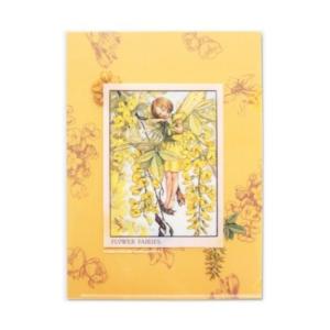 ミニファイル A5 クリアファイル フラワーフェアリーズ Laburnum FLOWER FAIRIES グリーンフラッシュ 16.2×11.4cmク｜cinemacollection