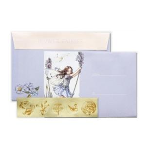 封筒 FLOWER FAIRIES グッズ 封函シール付き 封筒 5枚セット フラワーフェアリーズ ラベンダー グリーンフラッシュ