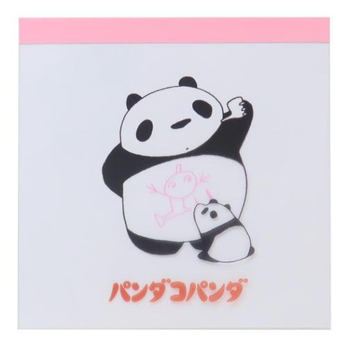 メモ帳 パンダコパンダ メモパッド スクエア らくがき Green Flash