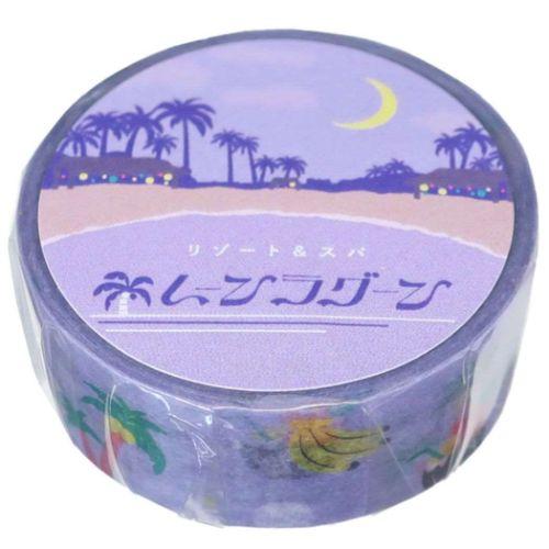 15mmマステ レトロノーム マスキングテープ Green Flash ムーン