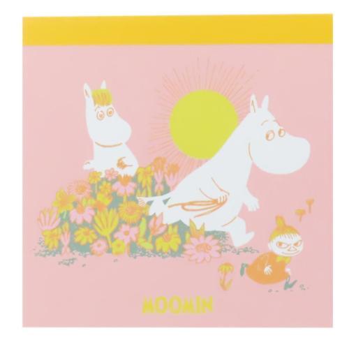 ムーミン 北欧 キャラクター メモ帳 スクエアメモ