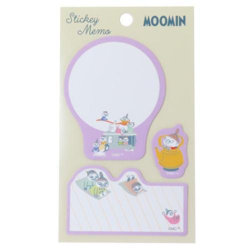 ムーミン 北欧 キャラクター 付せん ダイカット付箋 ベージュ