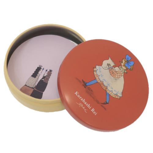 メモ帳 くらはしれい 缶入りメモ BR