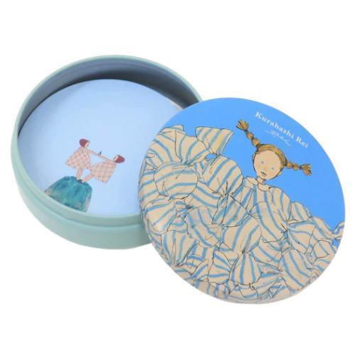 メモ帳 くらはしれい 缶入りメモ BU 学研ステイフル