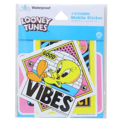 ルーニーテューンズ グッズ ダイカットシール キャラクター モバイルステッカー トゥイーティー