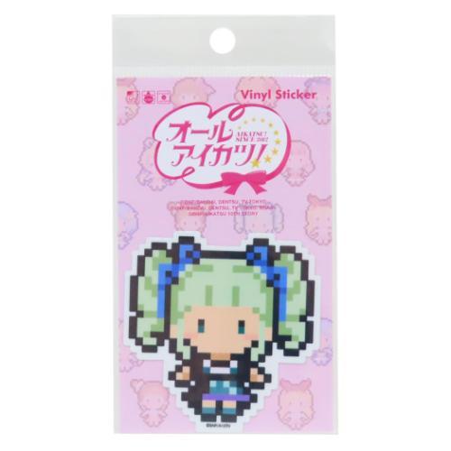 オールアイカツ！ ピクセルアートステッカー ダイカットシール キャラクター 藤堂ユリカ
