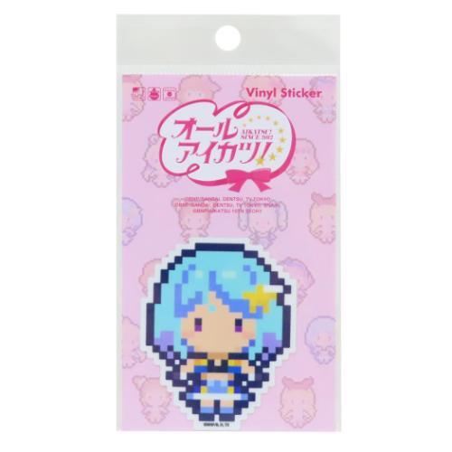 オールアイカツ！ キャラクター ダイカットシール ピクセルアートステッカー 湊みお